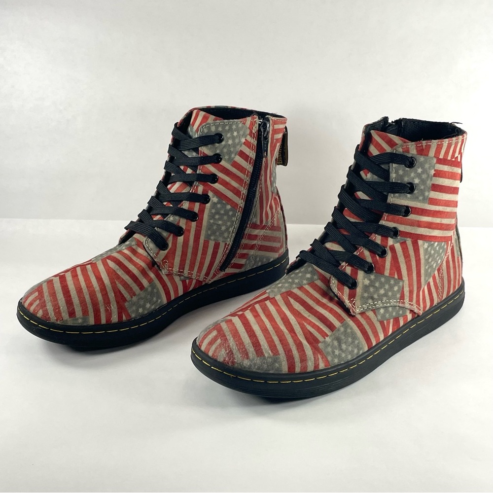 Dr. Martens Marley Air Ware Limited Edition Flag Boots Women Size 5 / Men Size 4